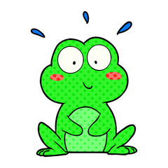 cute cartoon frog