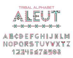 Tribal Aleut alphabet