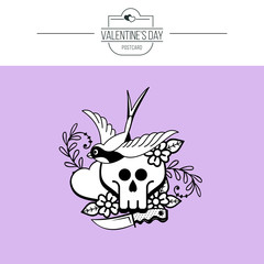 Emblem to the Valentines day.