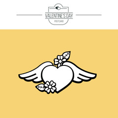 Emblem to the Valentines day.