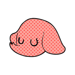 cartoon elephant face