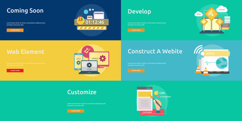 Web Maintenance Conceptual Banner	
