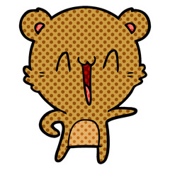 happy bear cartoon
