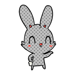 cute cartoon rabbit