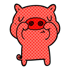 cartoon content pig