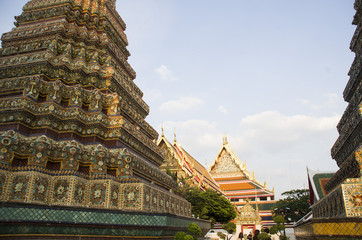 Wat Pho at Bangkok Thailand stock images