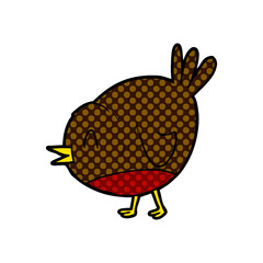 cartoon robin bird