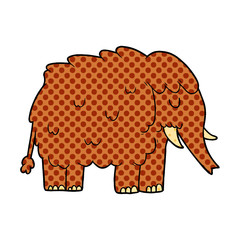 cartoon mammoth