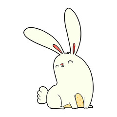 cute cartoon rabbit