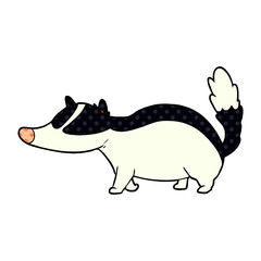cartoon badger