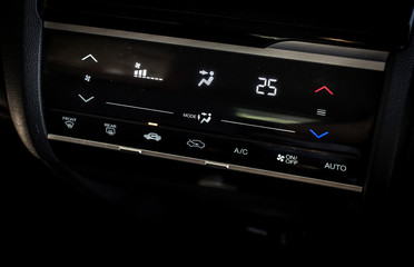 Car air automatic digital conditioning system,Button on dashboard in car panel