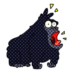 cartoon shouting gorilla