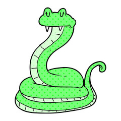 Fototapeta premium cartoon snake