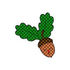 cartoon acorn