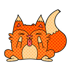 funny cartoon fox