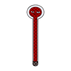 cartoon thermometer