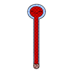 cartoon thermometer