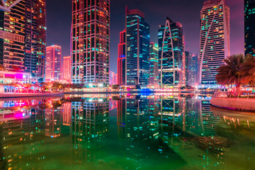 Jumeirah Lake Towers in Dubai near Marina