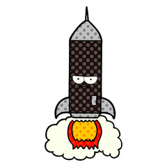 Fototapeta premium cartoon rocket
