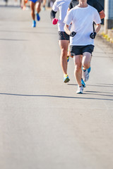 マラソン大会のランナー