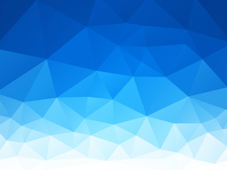 vector abstract blue white triangles background