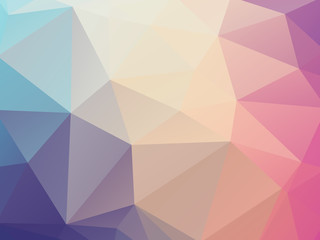 vector abstract soft pastel triangles background