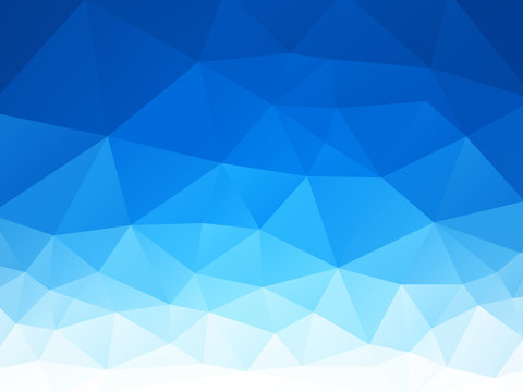 vector abstract blue white triangles background