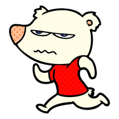 angry bear polar cartoon