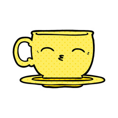cartoon tea cup