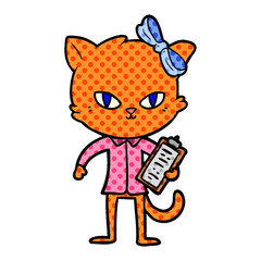 cute cartoon cat