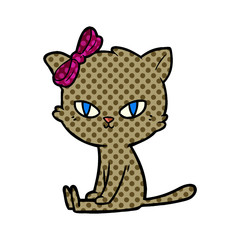 cute cartoon cat