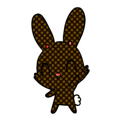 cute cartoon rabbit