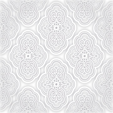 Seamless Korean pattern vector background