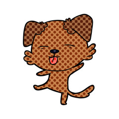 cartoon dancing dog