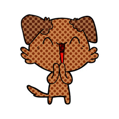 laughing little dog cartoon