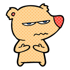 annoyed bear cartoon