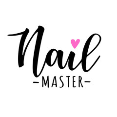 Nail master lettering