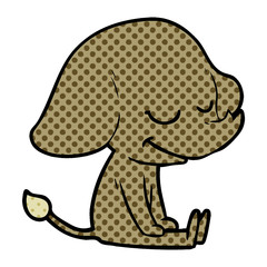 cartoon smiling elephant
