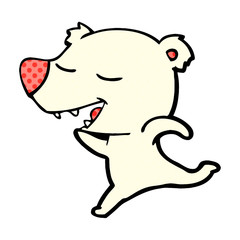 cartoon polar bear