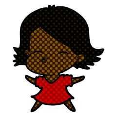 cartoon woman