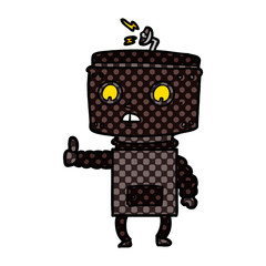 cartoon robot