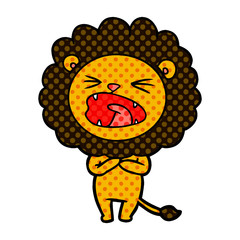 cartoon lion