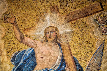 Obraz premium Venedig, Jesus mit Kreuz