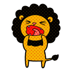 cartoon lion