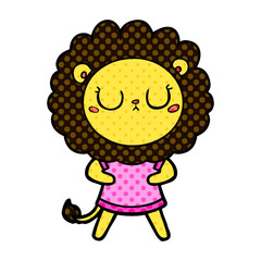 cartoon lion