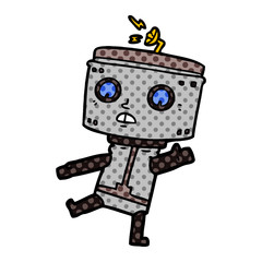 cartoon robot