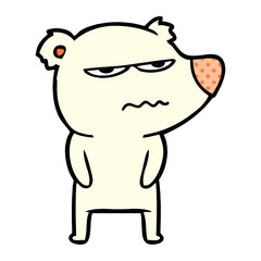angry bear polar cartoon