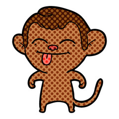 funny cartoon monkey