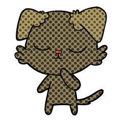 cute cartoon dog