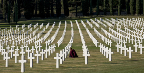 American war cemetery in Italy